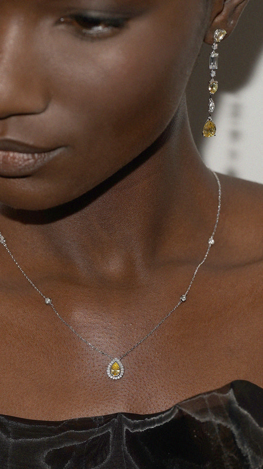 Emile Necklace Yellow Sterling Silver