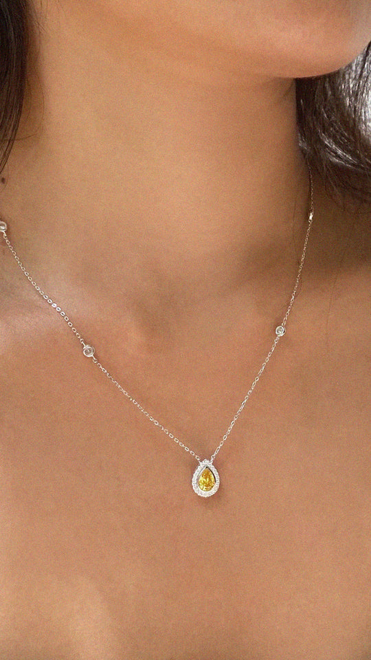 Emile Necklace Yellow Sterling Silver