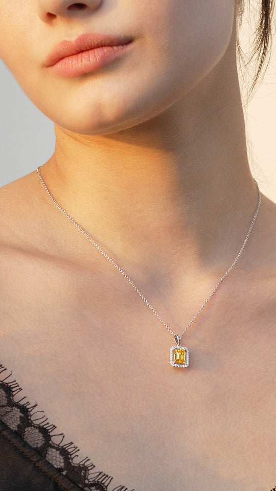 Eton Necklace Yellow Sterling Silver