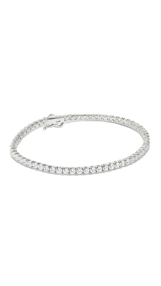 Francine Tennis Bracelet Sterling Silver