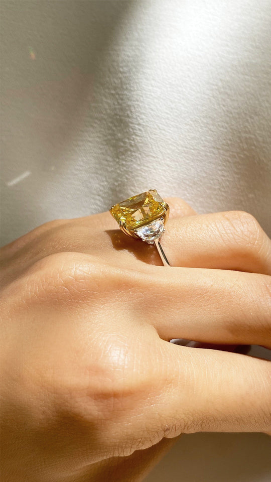 Harlow Ring Fancy Yellow Sterling Silver