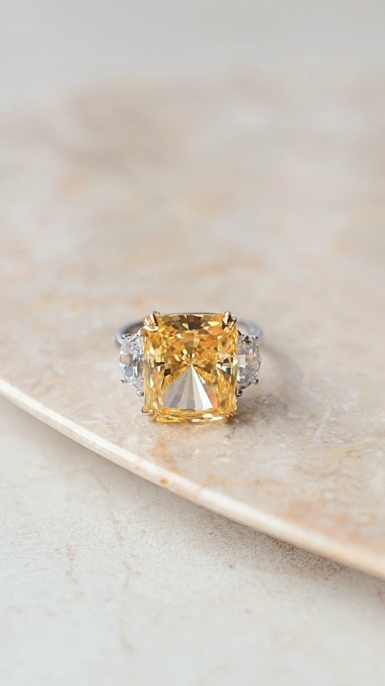 Harlow Ring Fancy Yellow Sterling Silver