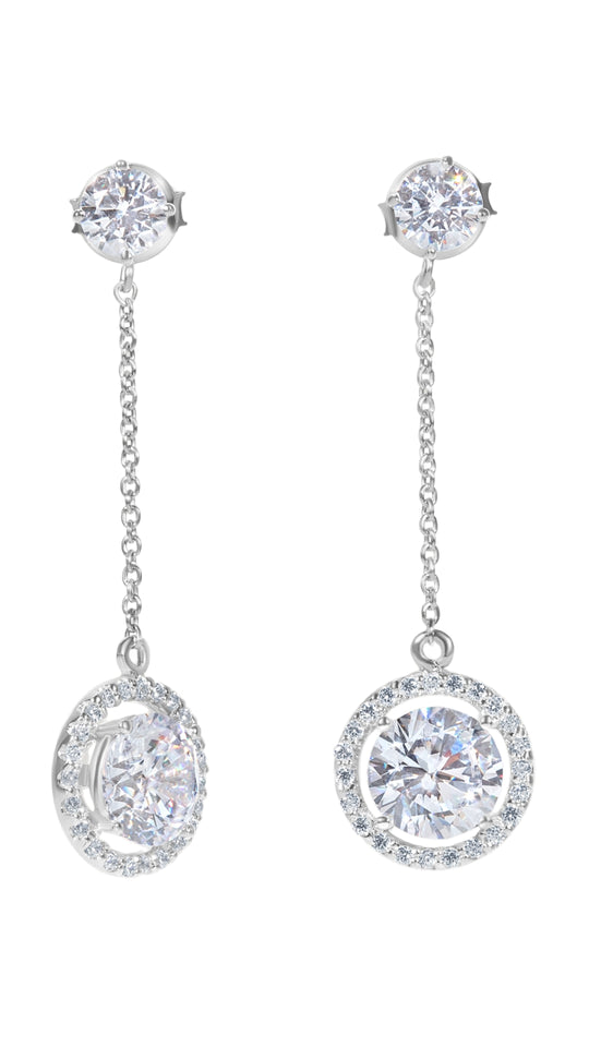 Ida Drop Earrings Sterling Silver