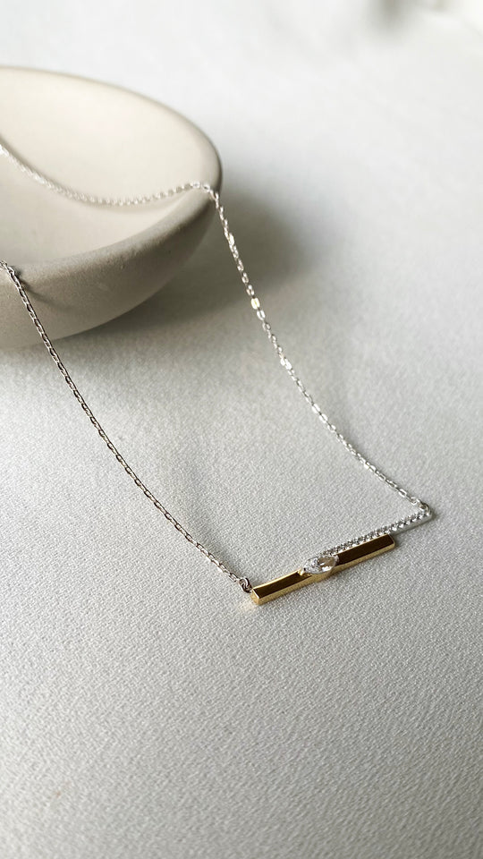 Jaena Necklace Sterling Silver