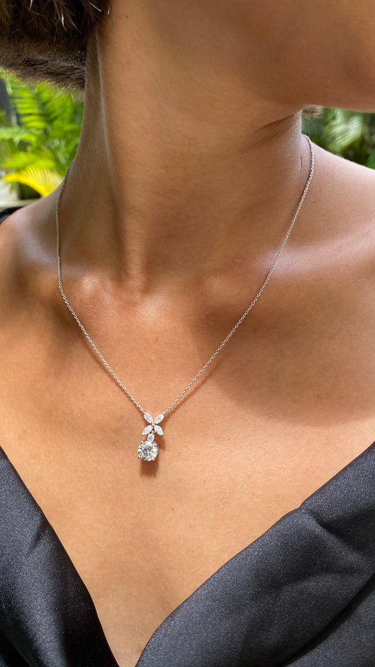 Jasmine Necklace Sterling Silver