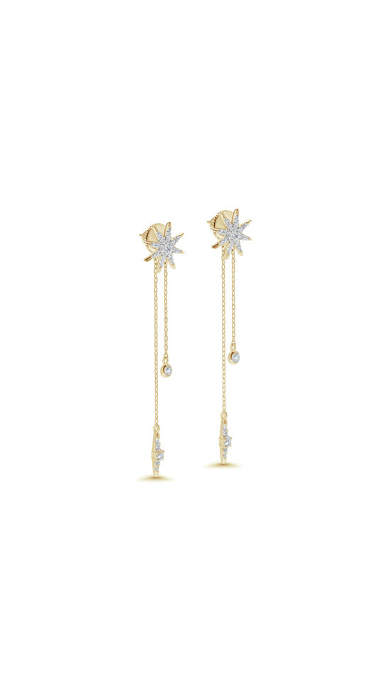 Nova Earrings Gold Vermeil