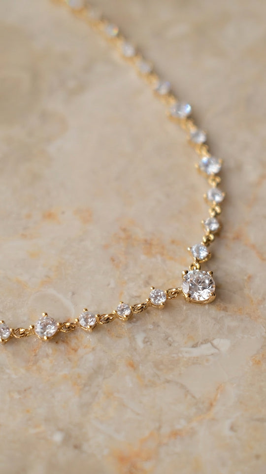 Phoenix Baby Necklace Gold Vermeil
