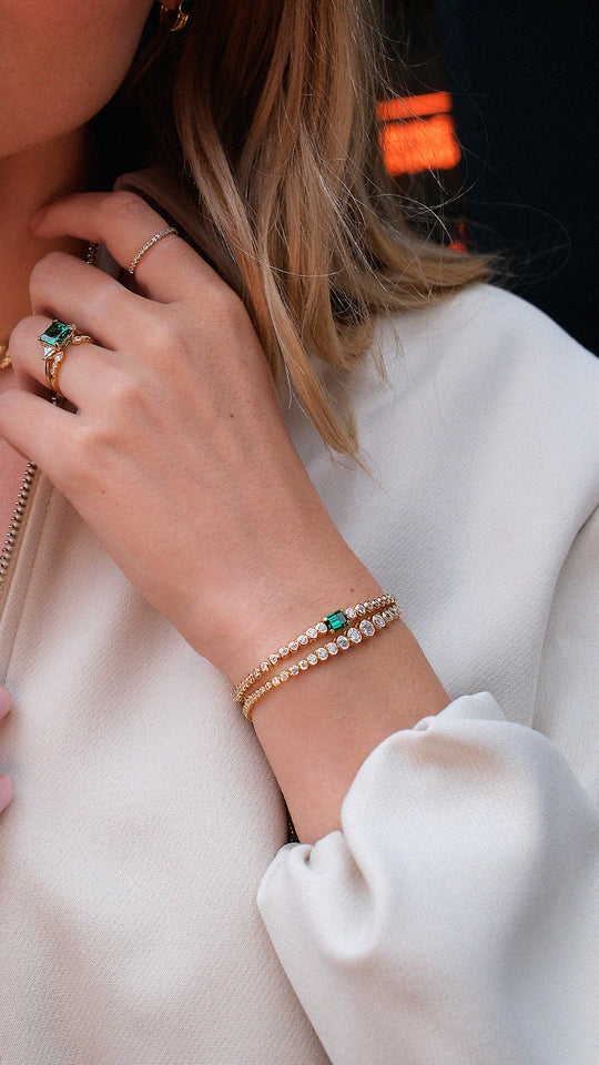 Quentin Bracelet Gold Vermeil