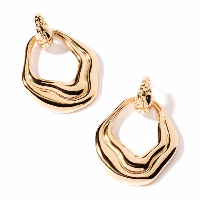 Ursula wave pendant earring