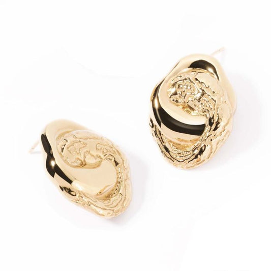 Ursula knot hole cover earring