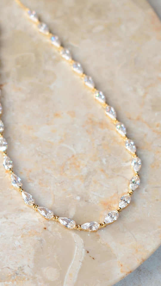Tegan Necklace Gold Vermeil