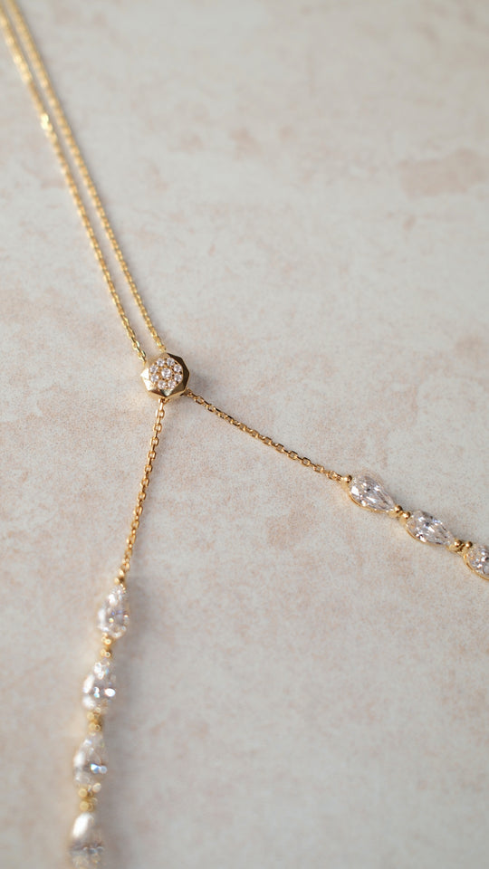 Tegan Necklace Gold Vermeil