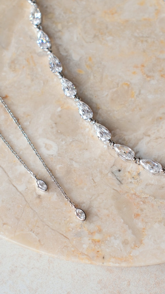 Tegan Necklace Sterling Silver