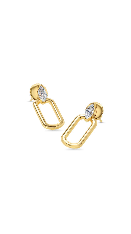 Tori Earrings Gold Vermeil