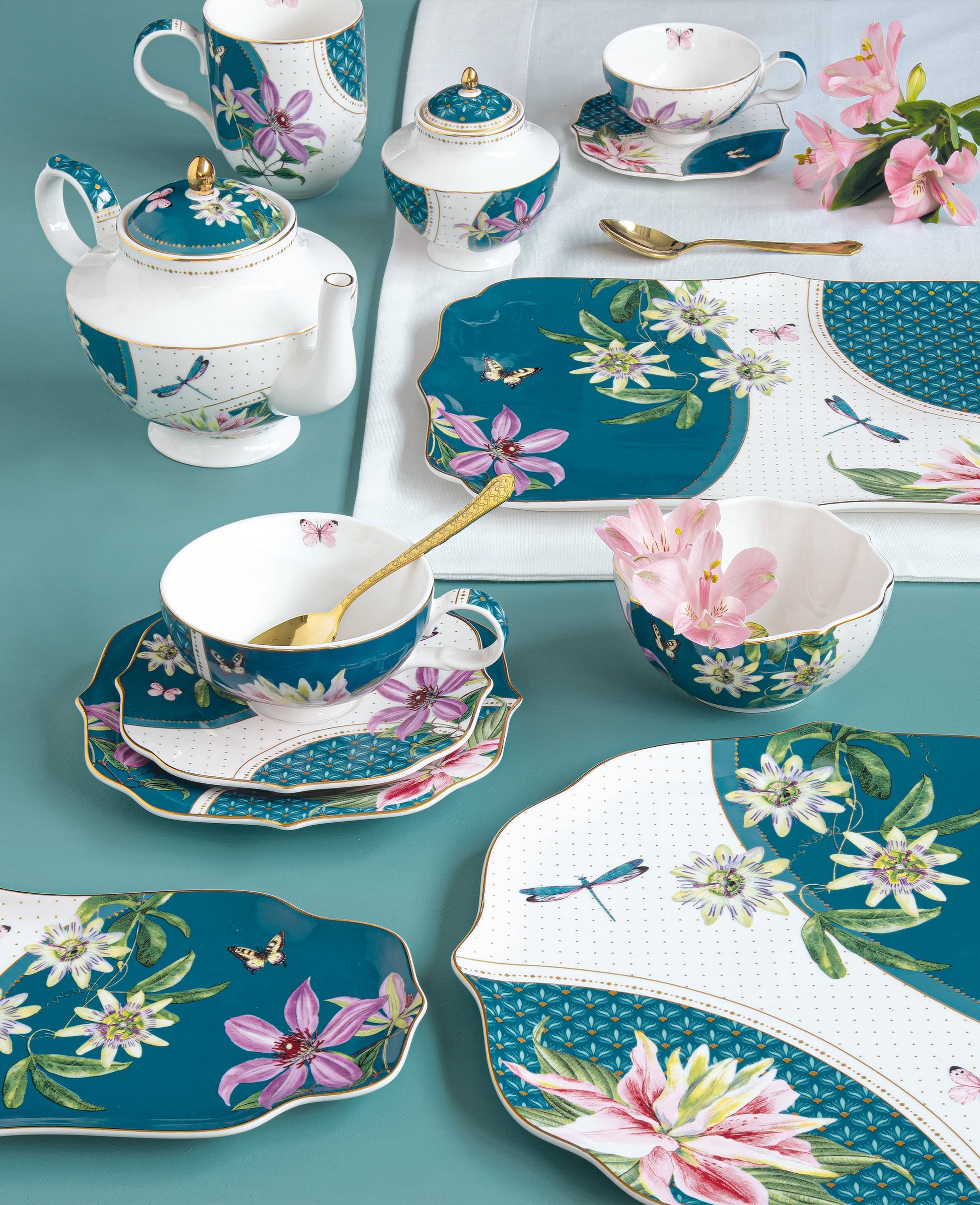 Porcelain bowl Ø 12 cm in color box VOYAGE TROPICAL - Shukha Online Store