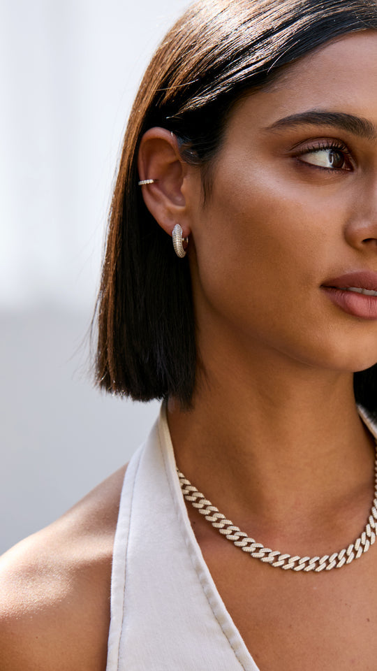 Walden Hoop Earrings Sterling Silver