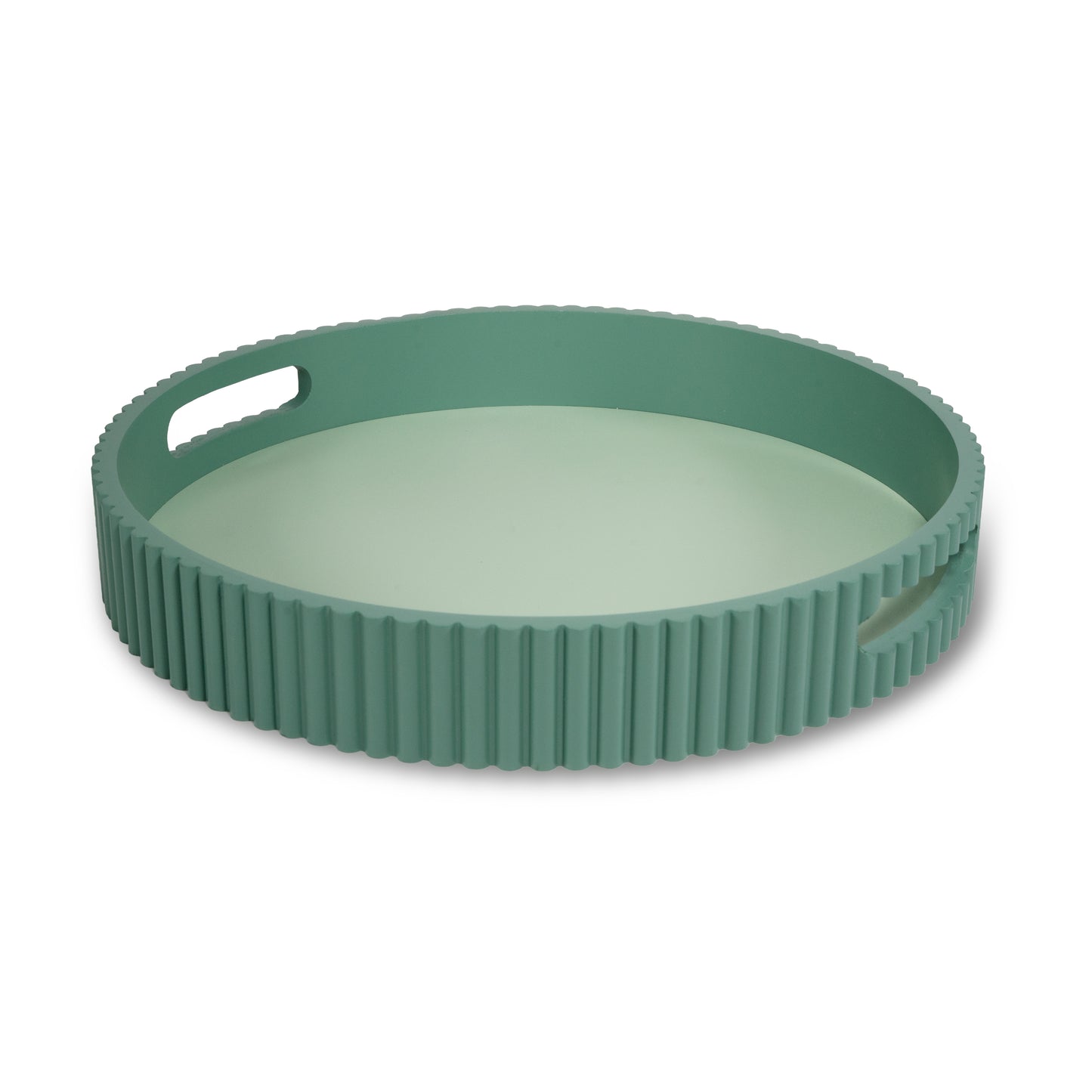 MDF tray green color 30cm