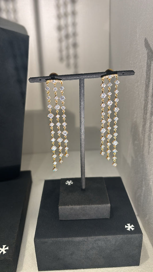 Phoenix Earrings Gold Vermeil