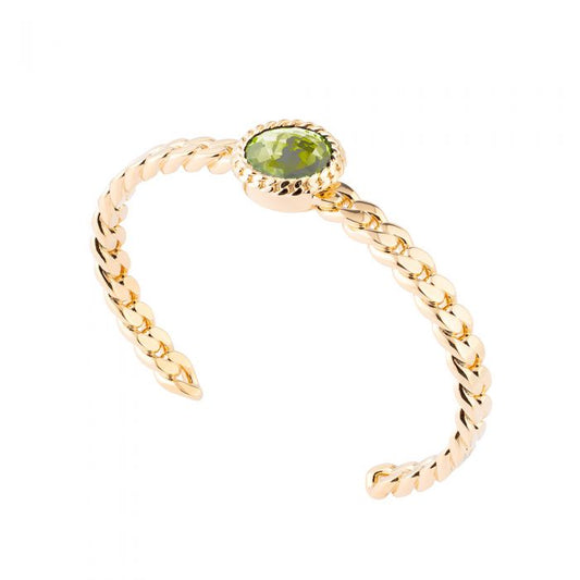 BRACCIALE IN BRONZO E PIETRE