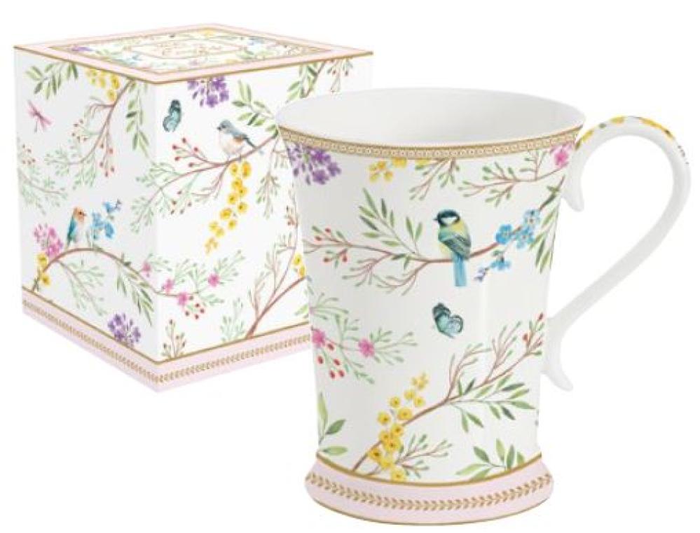 Porcelain mug 300 ml in color box BIRDS MELODY