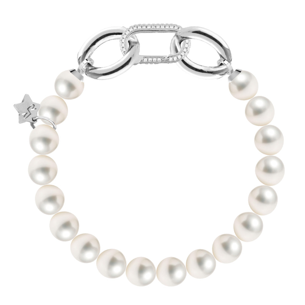 Diva bracelet in large pearls