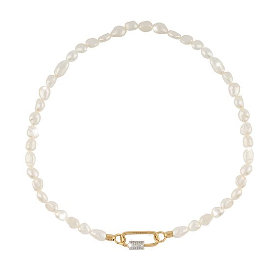 Palermo Necklace in Bronze Perla