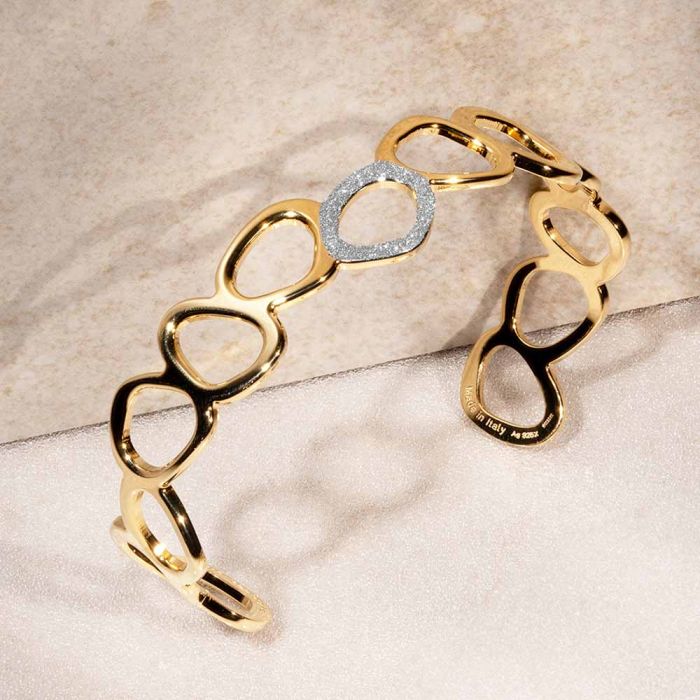 SILVER AND DIAMOND BRACELET