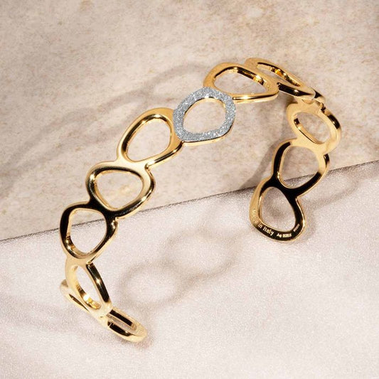 SILVER AND DIAMOND BRACELET